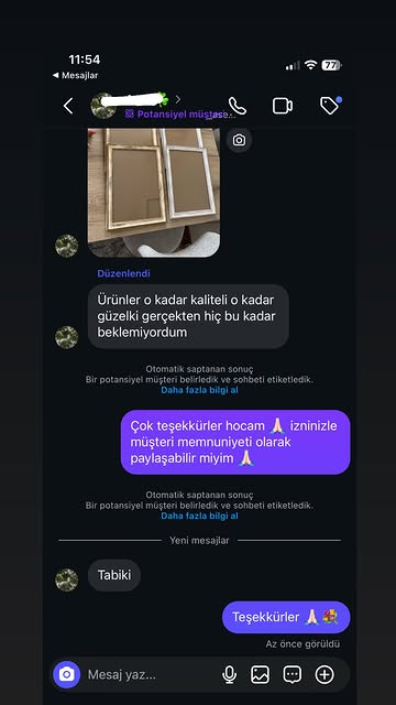 Instagram müşteri paylaşımı 54