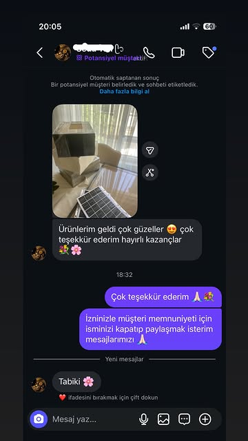 Instagram müşteri paylaşımı 55